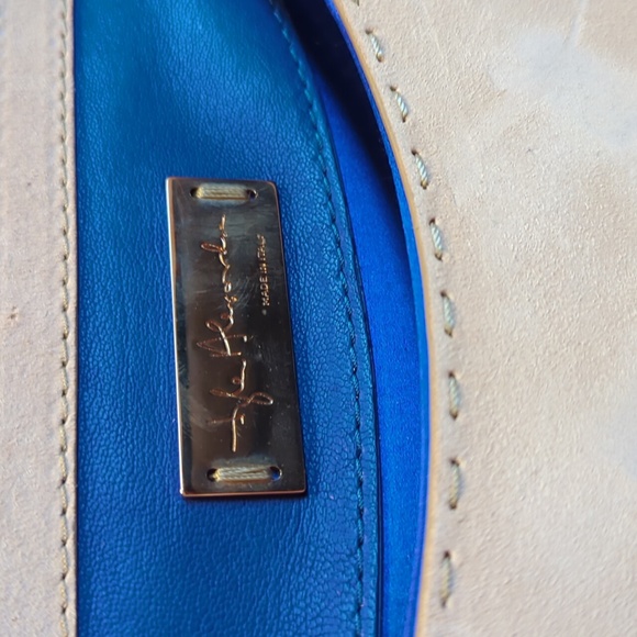 Tyler Ellis beige fringe crossbody bag - Picture 6 of 7